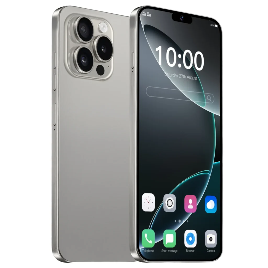 Smartphone desbloqueado I16 Phone 16 Pro Max de 6,9" FHD, 16 GB + 512 GB, 108 MP, Octa Core, AMOLED, 90 Hz, MTK.