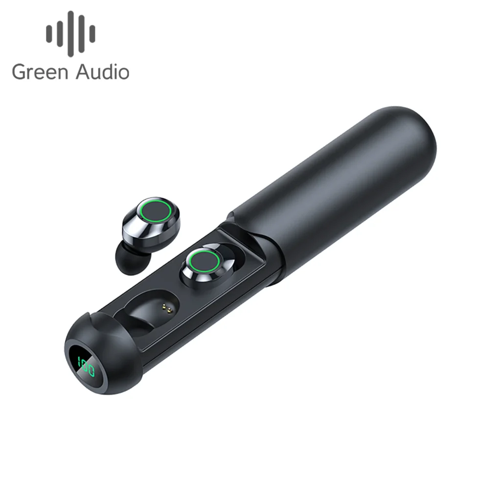 Auriculares inalámbricos Bluetooth intrauditivos GAE-BQ40, estéreo, con micrófono incorporado, llamadas nítidas, seguros y aptos para deportes.